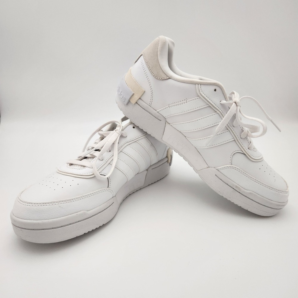 adidas Entrap Cloudfoam Super Sneakers Mens 11 White GZ6783 Low Top Leather